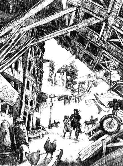 Le jeu de rôle Cendres - Illustration de Yarath